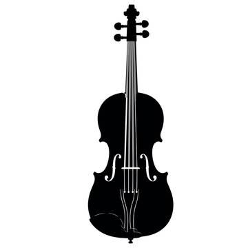 Violin silhouette
