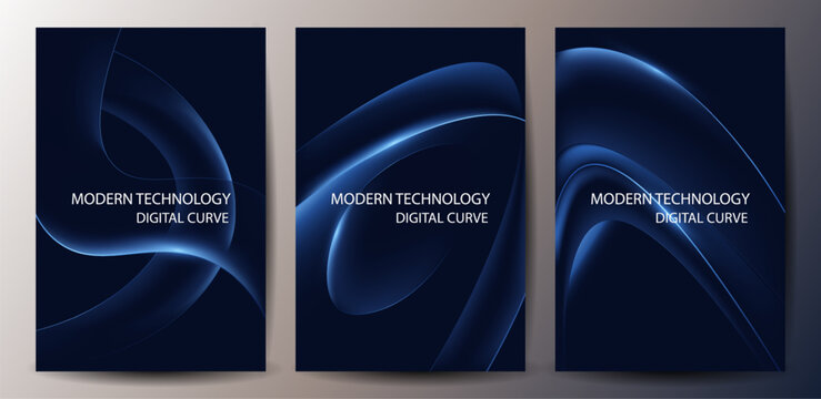 Modern abstract technology background With blue tech banner, corporate business concept, Digital Ads, business presentation or tech event poster