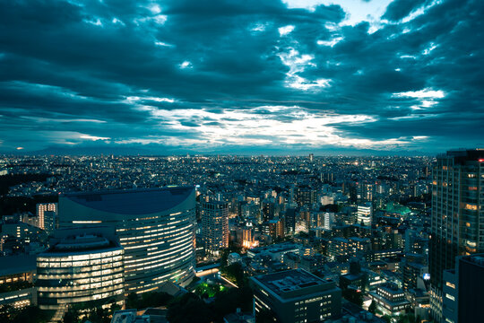 街と夜景