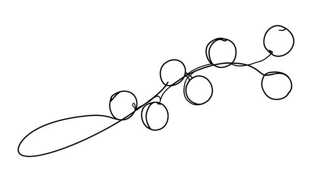 Abstract line art circles white background.