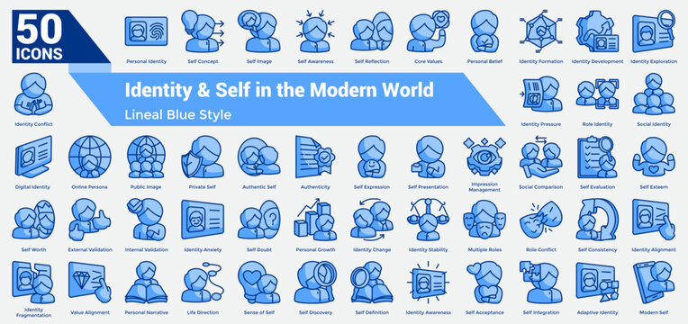 Blue Identity and Self in the Modern World Bundle H50