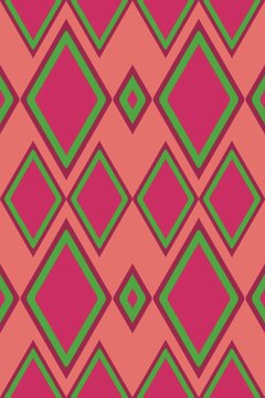Abstract art, ikat patterns, fabric patterns made from multi color thread, local fabric patterns, folk culture, printed patterns, wallpaper, carpet patterns, covers, clothing.