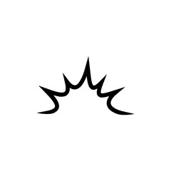 Comic Impact Burst Icon © Shiva FitriAdi