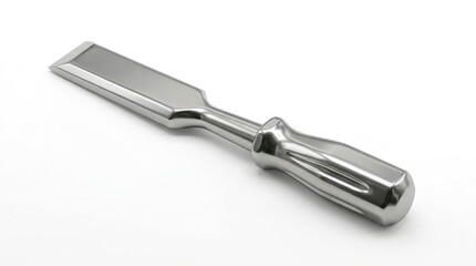 Fototapeta premium Polished Steel Masonry Chisel Tool Stock Photo