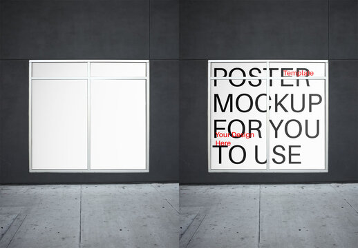 Mockup Of Two Customizable Posters