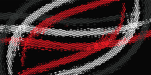 Gaming esport background striking stripes electric banner vector illustration design red black grunge brush wing comic pattern modern abstract concept livery stripes decal paint splash splatter.eps 10 © Ahlakul Karimah