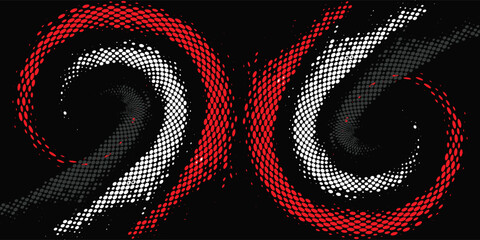 Gaming esport background striking stripes electric banner vector illustration design red black grunge brush wing comic pattern modern abstract concept livery stripes decal paint splash splatter.eps 10 © Ahlakul Karimah