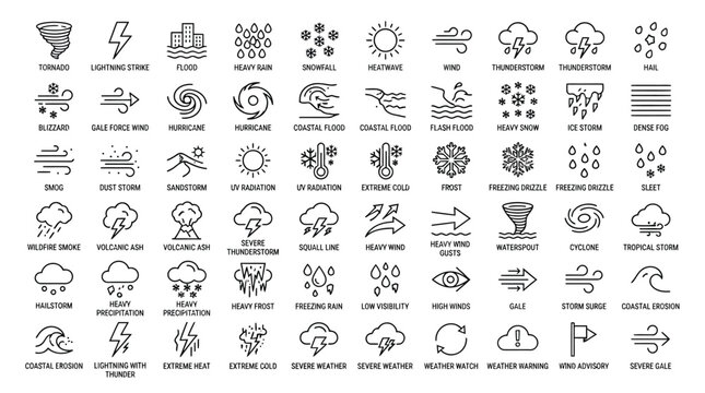 Hand Drawn Web and Business Icon Set with Travel Shopping Money Network and Internet Symbols Vector Doodle Collection for Website and User Interface Design