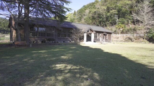 布計小学校跡の風景（伊佐市大口）
