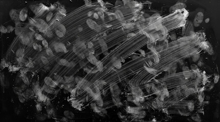 Obraz premium Macro view of dark abstract cellular bubbles and microscopic organic texture