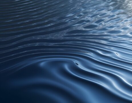 Abstract Calm Water Ripple Pattern Background with Elegant Reflections