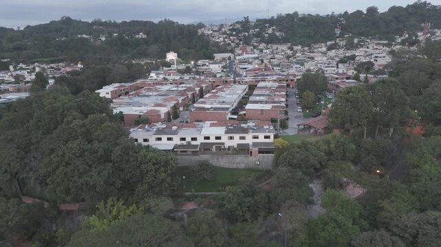 aerial view of the city