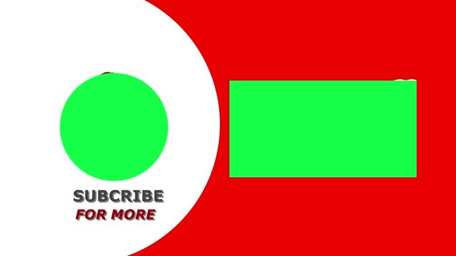 Subscribe Button Animation | Video End Screen Call to Action Motion Graphics Overlay