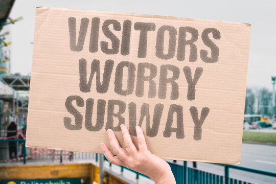 "Visitors Worry Subway" Tourists fear the train system most. SAFETY. SUBWAY. FEAR. TOURISTS. TRANSIT.