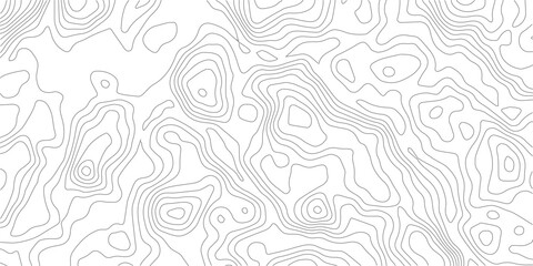 Abstract topographic map contour lines pattern in black and white with topographic abstract geography elevation cartography background monochrome physical © Samim islam