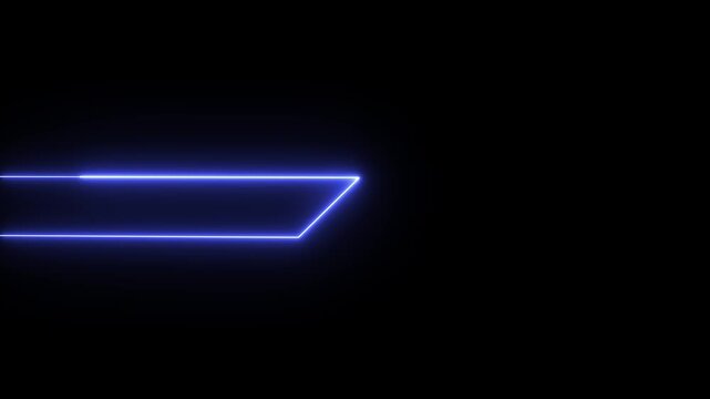 Lower third animation with black screen. Breaking News - Lower third live breaking news screen and seamless looping ticker with blank text boxes.