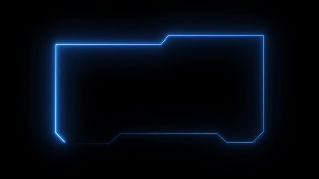 Hud Frame Digital Technology Sci-fi Frame Interface. HUD template. Frame HUD element. Futuristic viewfinder of future. interface data display screen. Artificial intelligent.technology sci fi frame hud