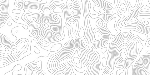 Intricate topographic map lines design featuring black and white contour elevation geography patterns topographic abstract geography elevation background © Samim islam