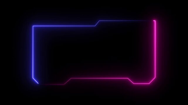Hud Frame Digital Technology Sci-fi Frame Interface. HUD template. Frame HUD element. Futuristic viewfinder of future. interface data display screen. Artificial intelligent.technology sci fi frame hud