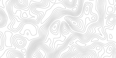 Abstract topographic map contour lines pattern in black and white with topographic elevation abstract geography cartography landscape monochrome geometric © Samim islam