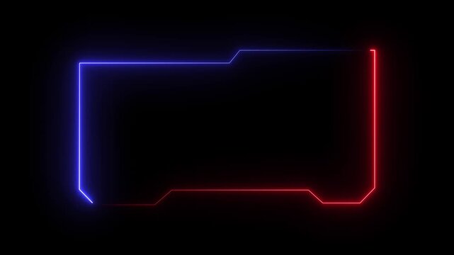 Hud Frame Digital Technology Sci-fi Frame Interface. HUD template. Frame HUD element. Futuristic viewfinder of future. interface data display screen. Artificial intelligent.technology sci fi frame hud