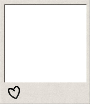 vector frame for text with a picture of a heart