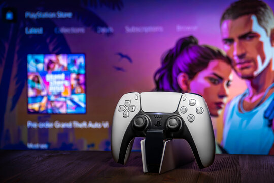 July 11, 2026, Odessa, Ukraine. Gaming Concept with PlayStation 5 Controller