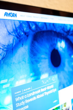 Amgen pharmaceutical company content about thyroid eye disease