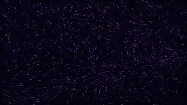 Flow field particles abstract motion background seamless loop