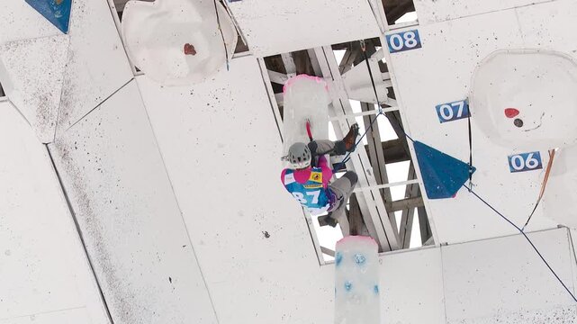 competitions for rock climbers in winter mountaineering