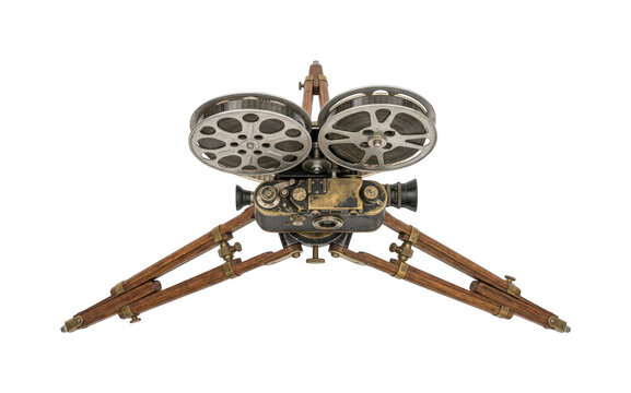 Antique movie camera png Vintage cine camera cutout Retro film camera png Old cinema camera cutout Classic movie camera png Pro film camera isolated transparent background image