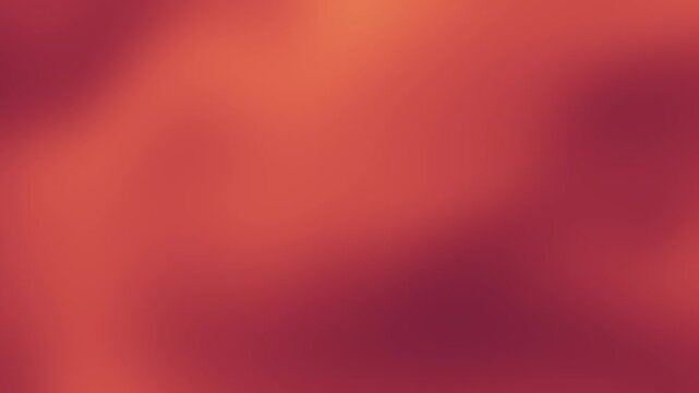 Abstract terracotta and rust orange gradient video background with organic fluid smoke motion. Warm liquid texture backdrop ideal for autumn marketing, cozy atmospheres, and artistic video transitions