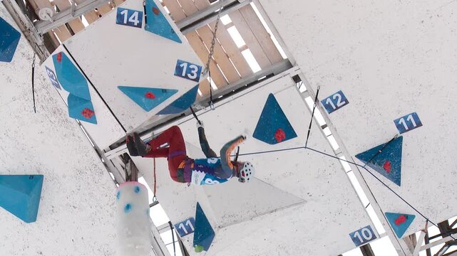 competitions for rock climbers in winter mountaineering