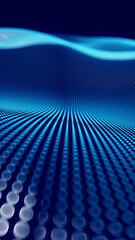 A digital wave pattern in blue tones that represents a corporate style backdrop © Ocelia_Mg