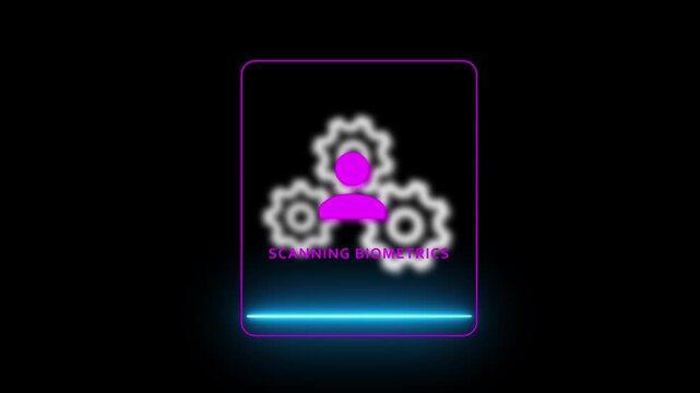 Biometric Identity Matched Verification Interface for Mobile Face Recognition Authentication Privacy Security Access Control and Secure Digital User Identity Protection.