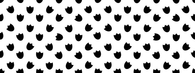 Duck footprint seamless pattern, goose paw foot print bg © artemstepanov