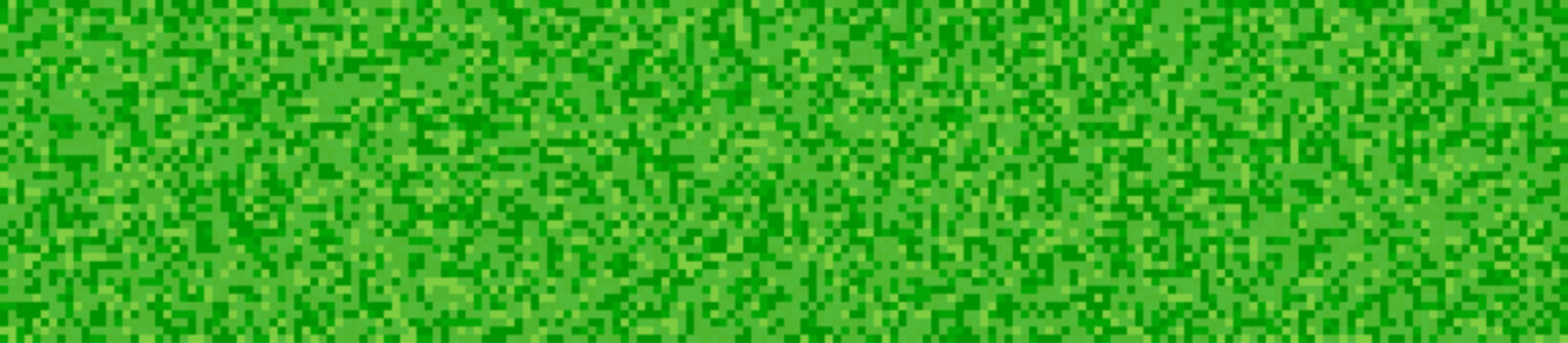 Pixel grass game background, 8bit blocks green pattern