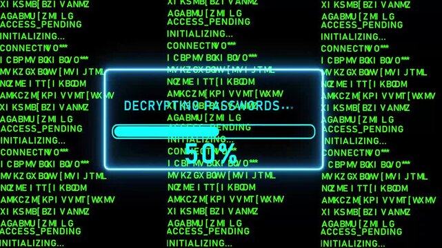 DECRYPTING PASSWORD Progress on Computer Code Background security breach system hack network attack enamelware attack