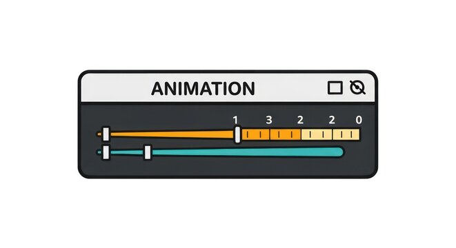 Colorful animation software interface screenshot.