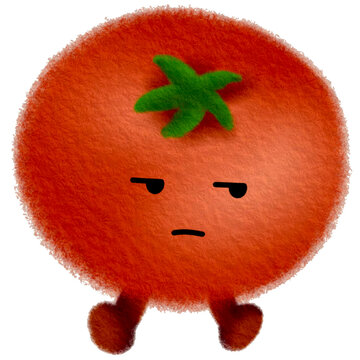 Unamused Fluffy Tomato