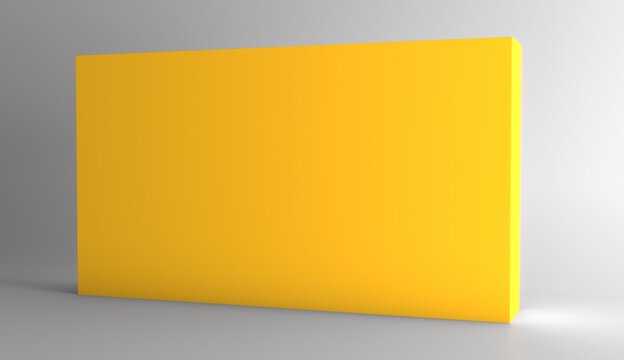 Mockup for press wall, pop up. Template. Blank wall. Blank mock-up box product isolated.