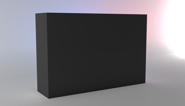 Mockup for press wall, pop up. Template. Blank wall. Blank mock-up box product isolated.