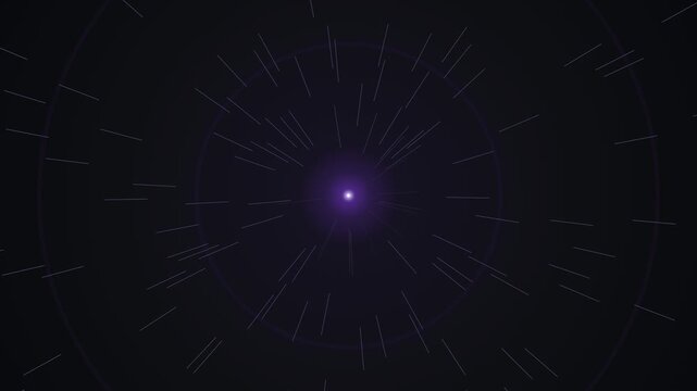 Radial Line Tunnel Perspective Rush Seamless Loop 4K