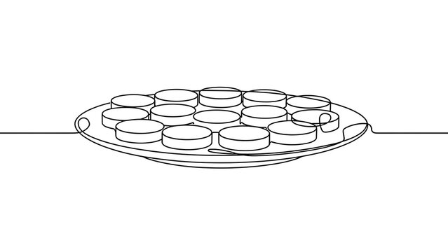 Muffin tin with twelve cups on white background.