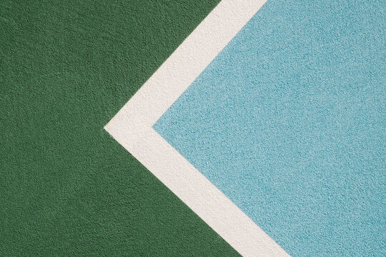 Colorful Tennis Court Minimal Background