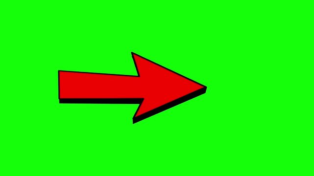 red arrow icon showing right point side