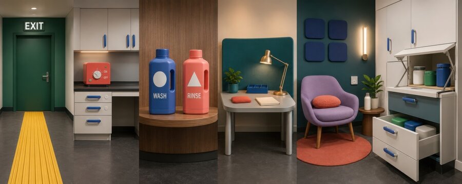 Inclusive Living Space With Accessible Sensory Design Features