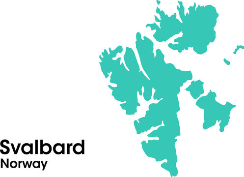 Svalbard Norway Filled Vector Map
Green filled vector map of Svalbard, Norway, isolated on a light background. Detailed geographic illustration ideal for cartography, geography
