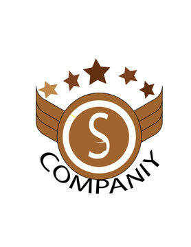 Luxury Golden Monogram Letter S Logo Vector Icon