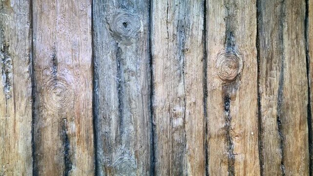 Rustic Wooden Plank Texture Background with Natural Grain and Knots